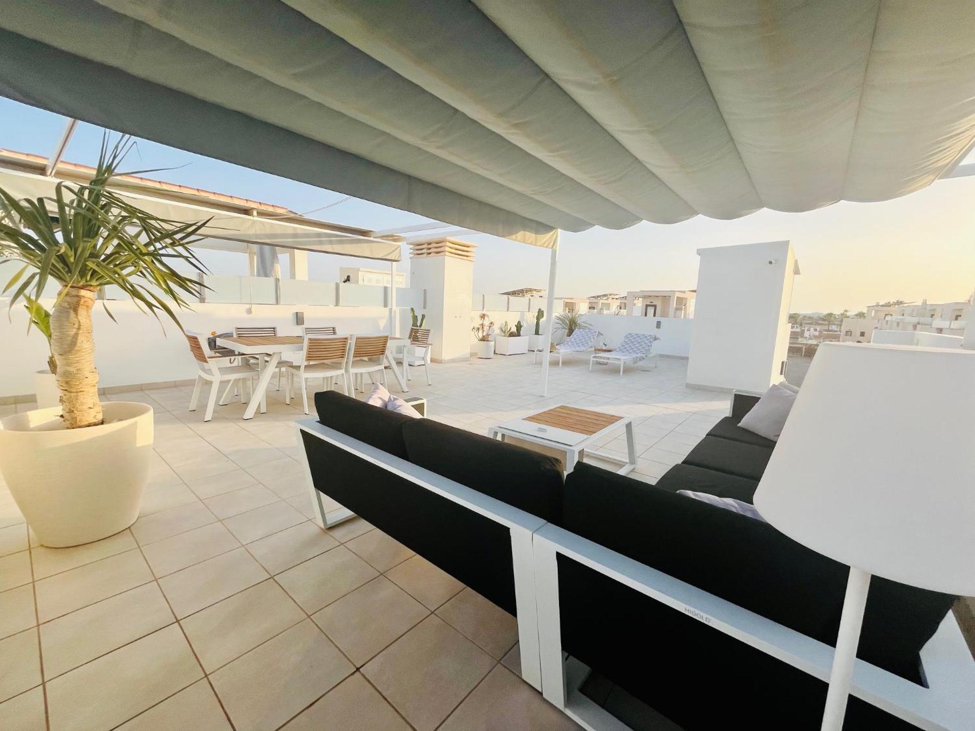 Fortuna Penthouse With Roof Terrace, Ac And Pool Rojales Kültér fotó